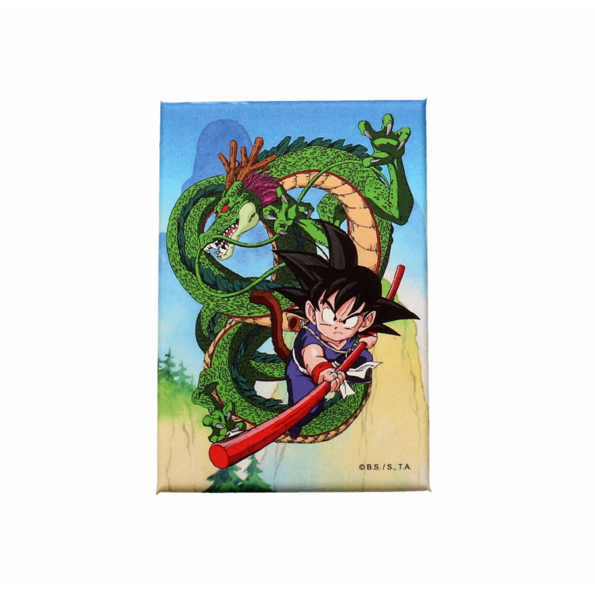 SD TOYS - Imán de Dragon Ball - Son Goku y Shenron