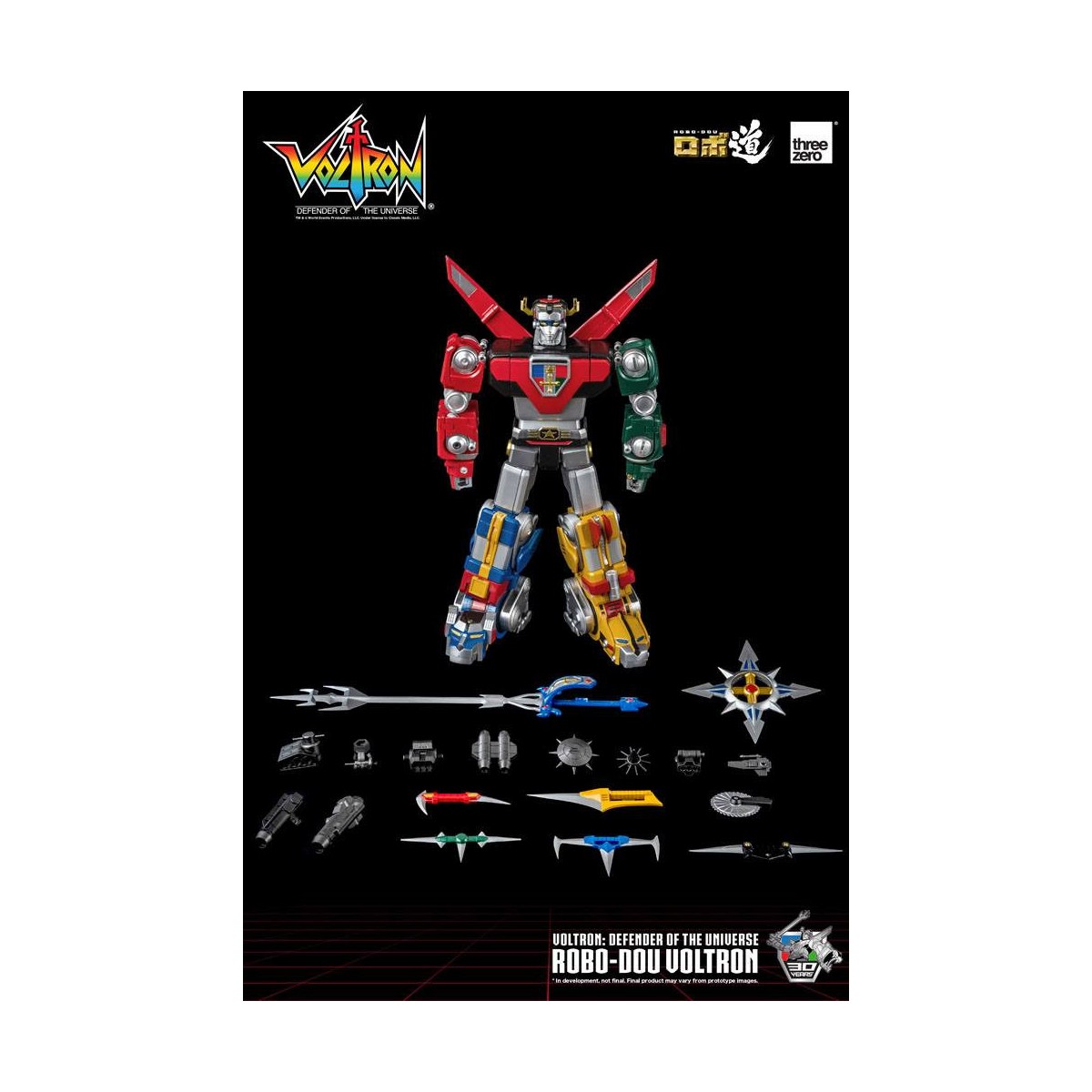 Tres Cero - Voltron: Defensor del Universo figura de acción Robo-Dou Voltron