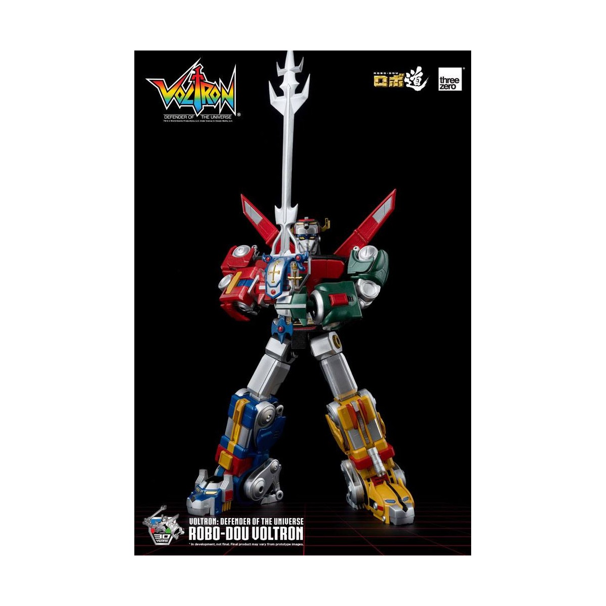 Tres Cero - Voltron: Defensor del Universo figura de acción Robo-Dou Voltron