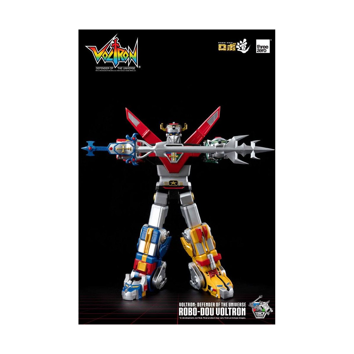 Tres Cero - Voltron: Defensor del Universo figura de acción Robo-Dou Voltron