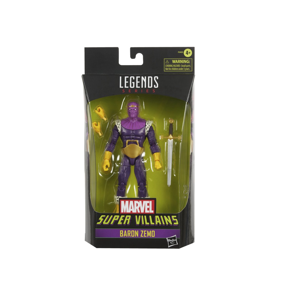 Serie Marvel Legends - Barón Zemo clásico - Supervillanos