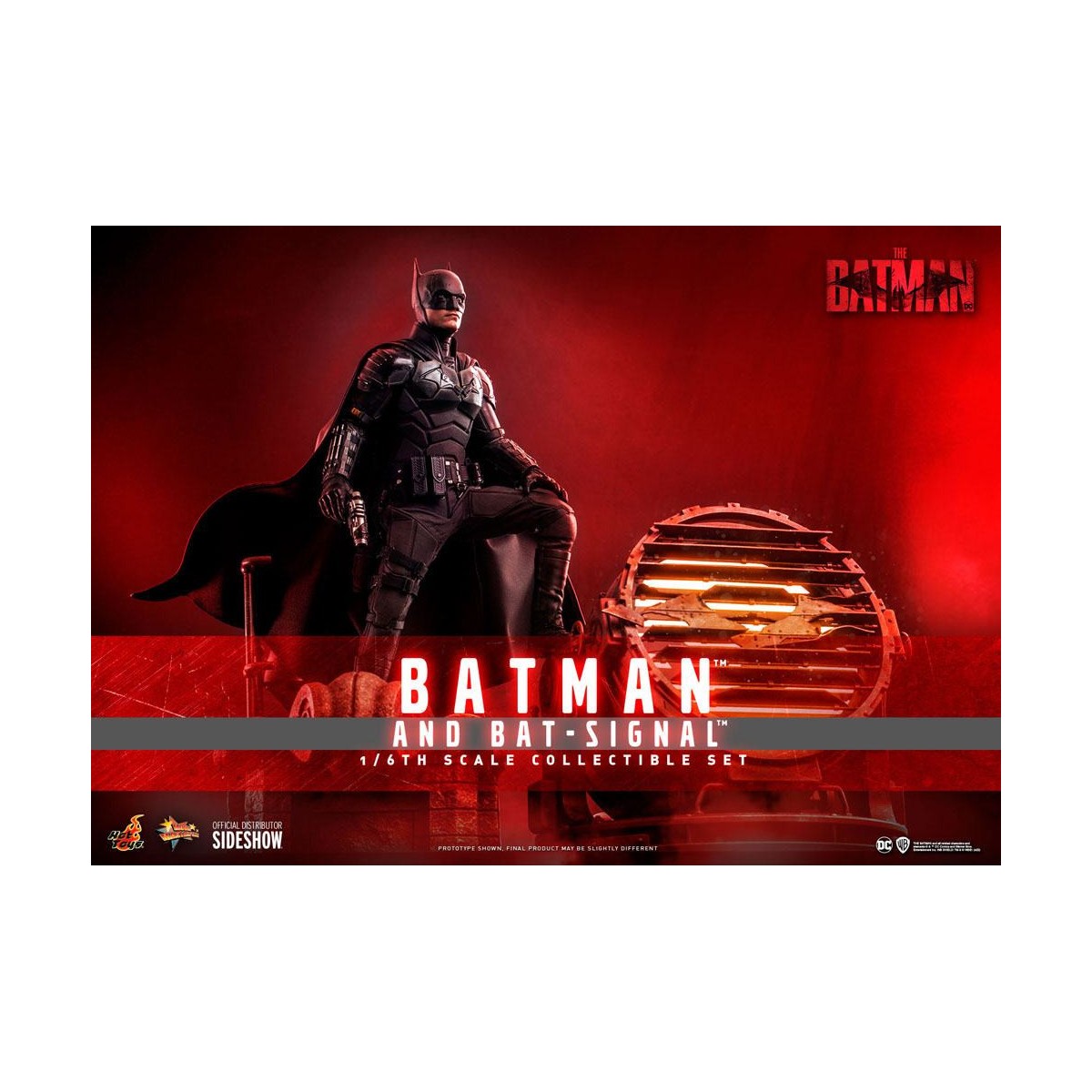 Hot toys - LA OBRA MAESTRA DE LA PELÍCULA BATMAN Y BAT-SIGNAL 1/6