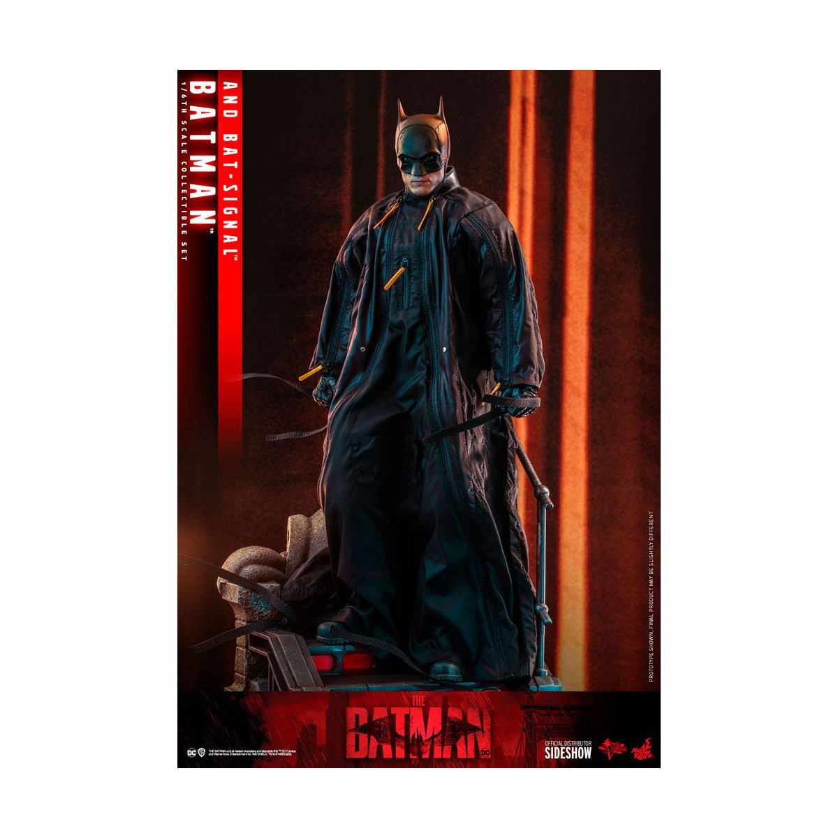 Hot toys - LA OBRA MAESTRA DE LA PELÍCULA BATMAN Y BAT-SIGNAL 1/6