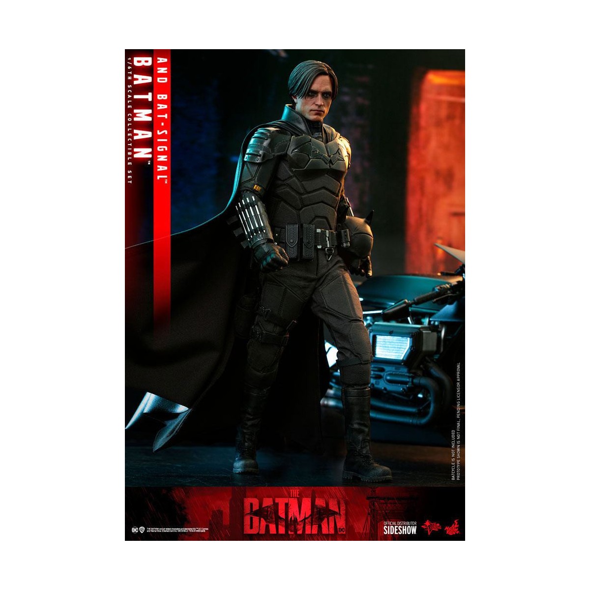 Hot toys - LA OBRA MAESTRA DE LA PELÍCULA BATMAN Y BAT-SIGNAL 1/6