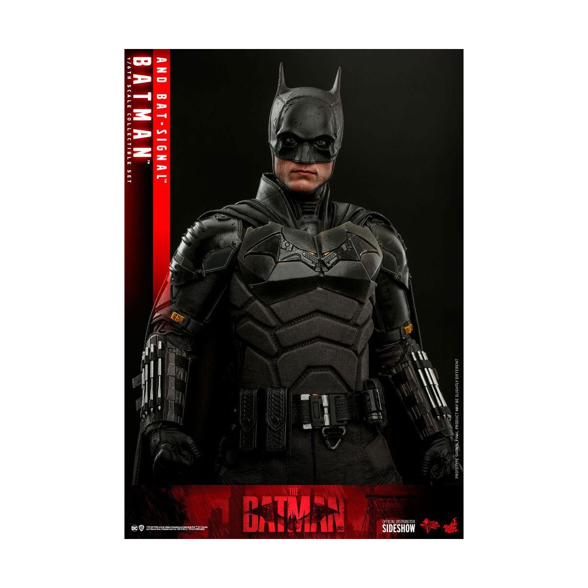 Hot toys - LA OBRA MAESTRA DE LA PELÍCULA BATMAN Y BAT-SIGNAL 1/6