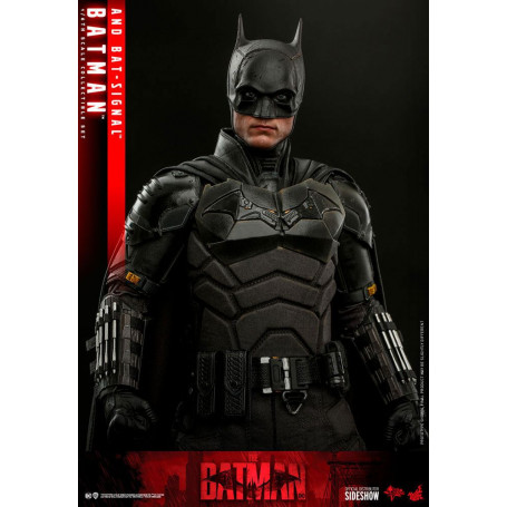 Hot toys - LA OBRA MAESTRA DE LA PELÍCULA BATMAN Y BAT-SIGNAL 1/6