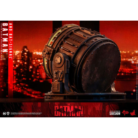 Hot toys - LA OBRA MAESTRA DE LA PELÍCULA BATMAN Y BAT-SIGNAL 1/6