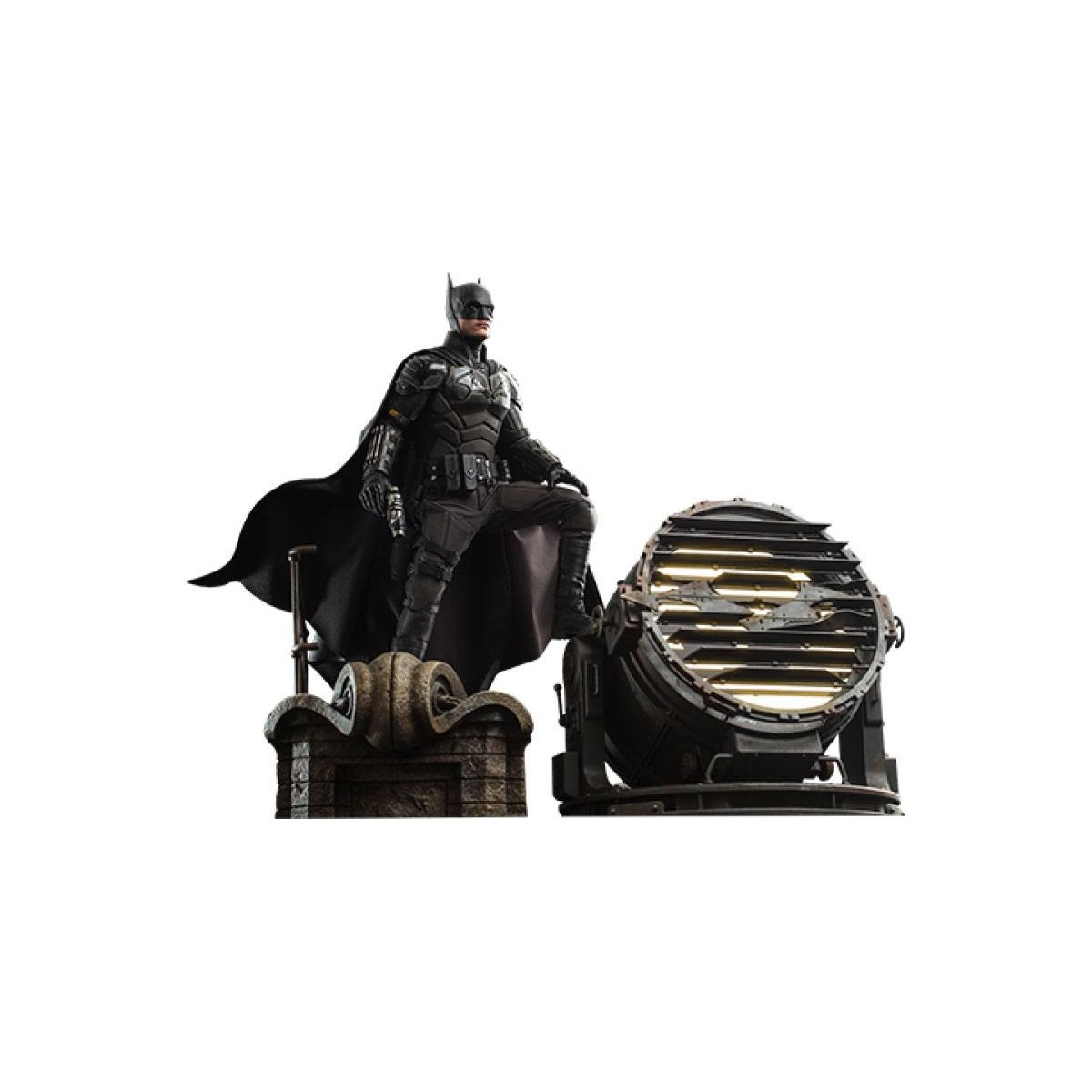 Hot toys - LA OBRA MAESTRA DE LA PELÍCULA BATMAN Y BAT-SIGNAL 1/6