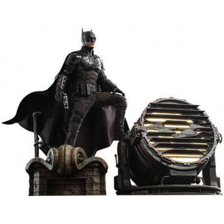 Hot toys - LA OBRA MAESTRA DE LA PELÍCULA BATMAN Y BAT-SIGNAL 1/6