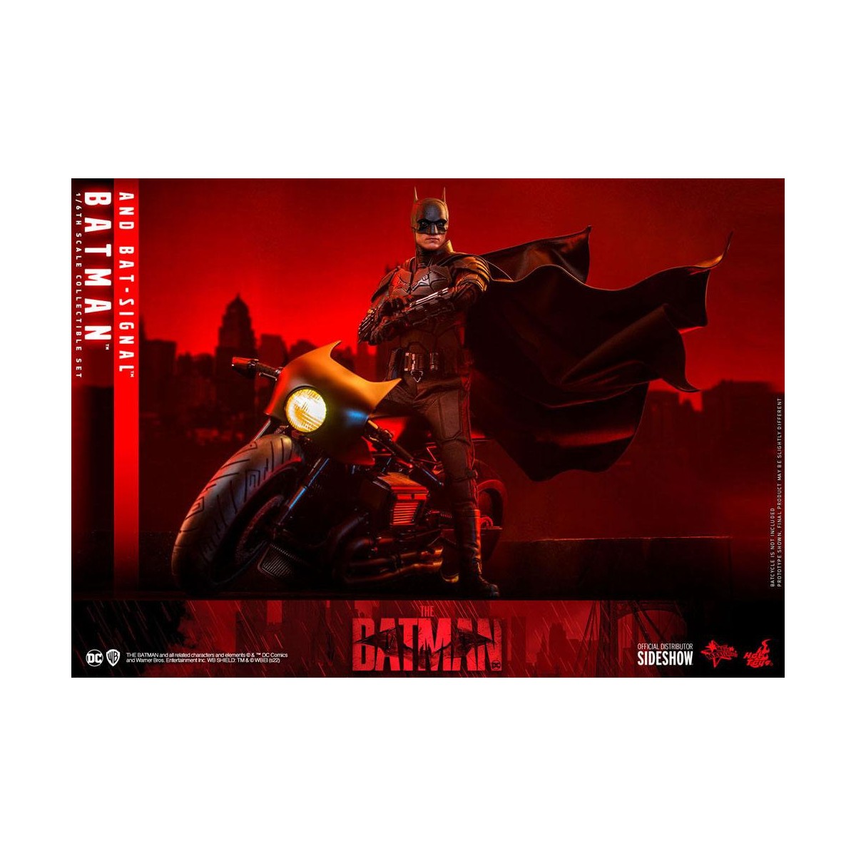 Hot toys - LA OBRA MAESTRA DE LA PELÍCULA BATMAN Y BAT-SIGNAL 1/6