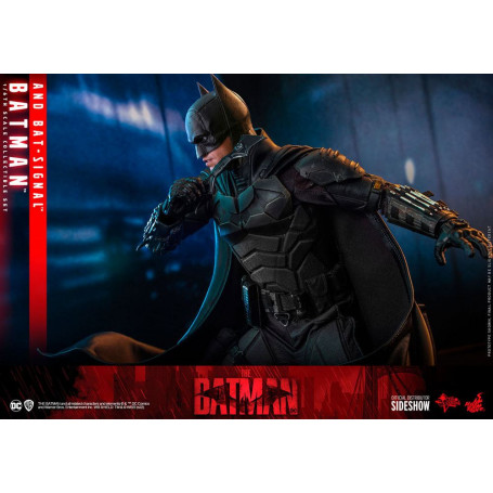 Hot toys - LA OBRA MAESTRA DE LA PELÍCULA BATMAN Y BAT-SIGNAL 1/6