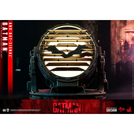Hot toys - LA OBRA MAESTRA DE LA PELÍCULA BATMAN Y BAT-SIGNAL 1/6