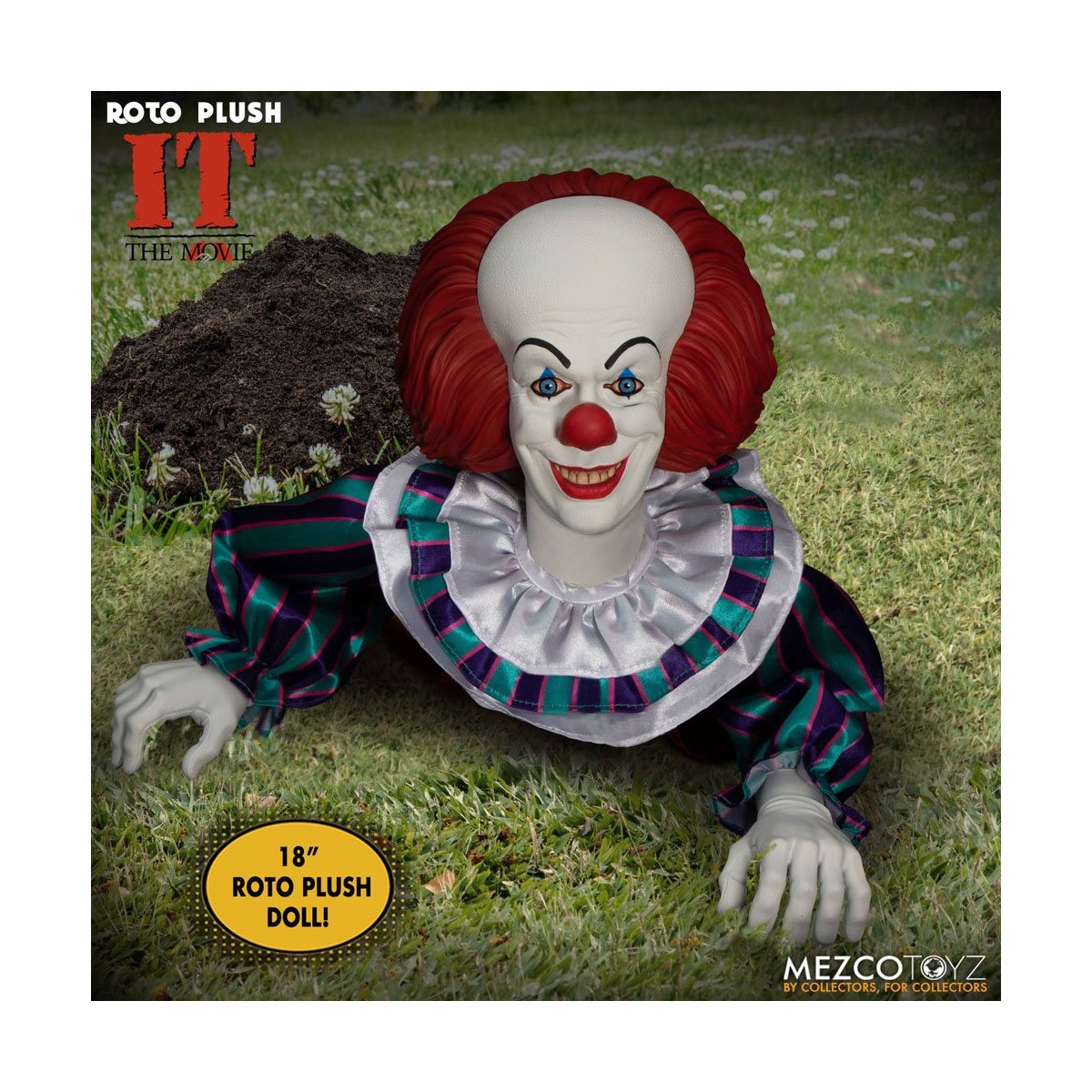 Mezco - CA - IT - He's Back - Roto Doll Pennywise 1990 - Mega Designer Series