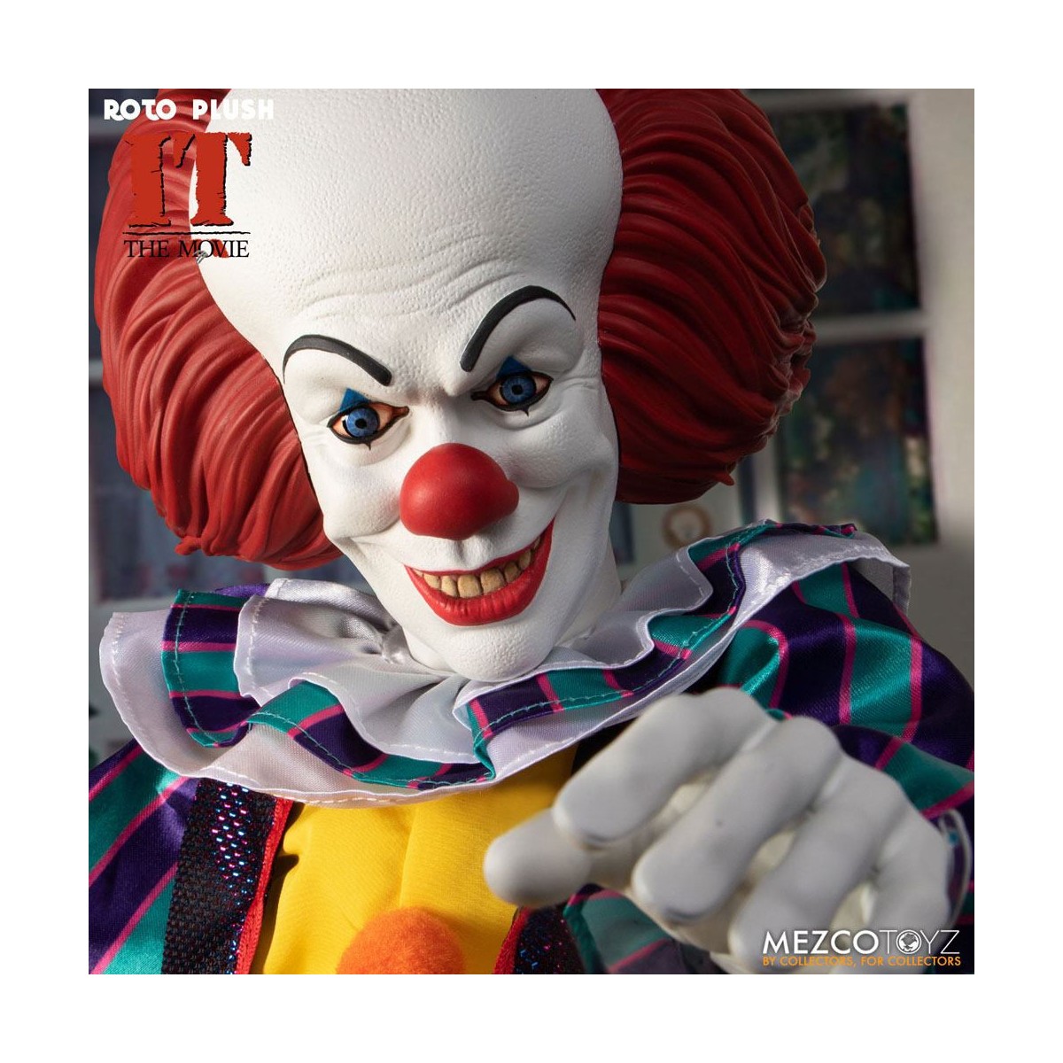 Mezco - CA - IT - He's Back - Roto Doll Pennywise 1990 - Mega Designer Series