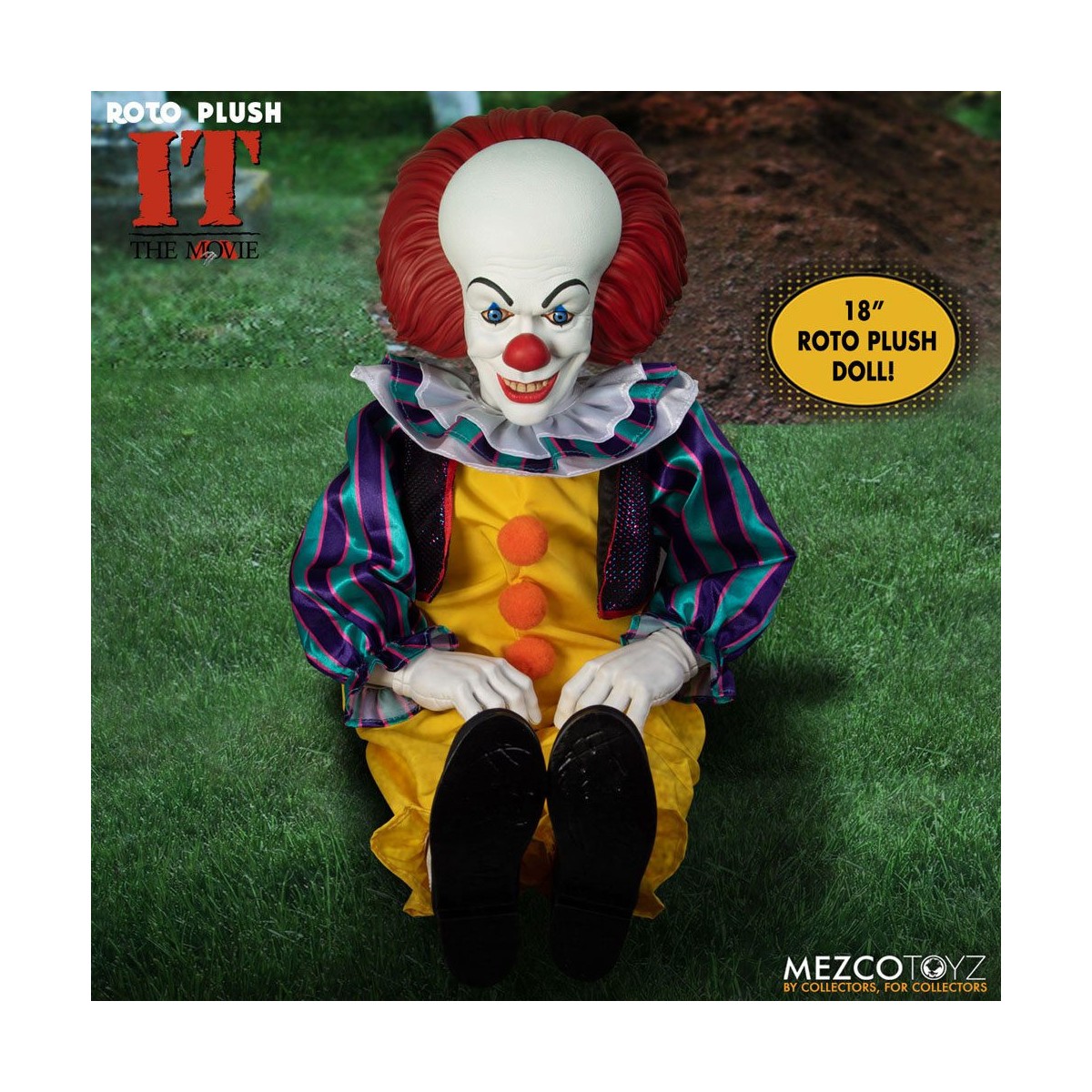 Mezco - CA - IT - He's Back - Roto Doll Pennywise 1990 - Mega Designer Series