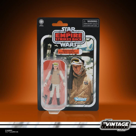 Hasbro - SOLDADO REBEL (Equipo de batalla de la Base Eco) - Colección Vintage de Star Wars de The Clone Wars