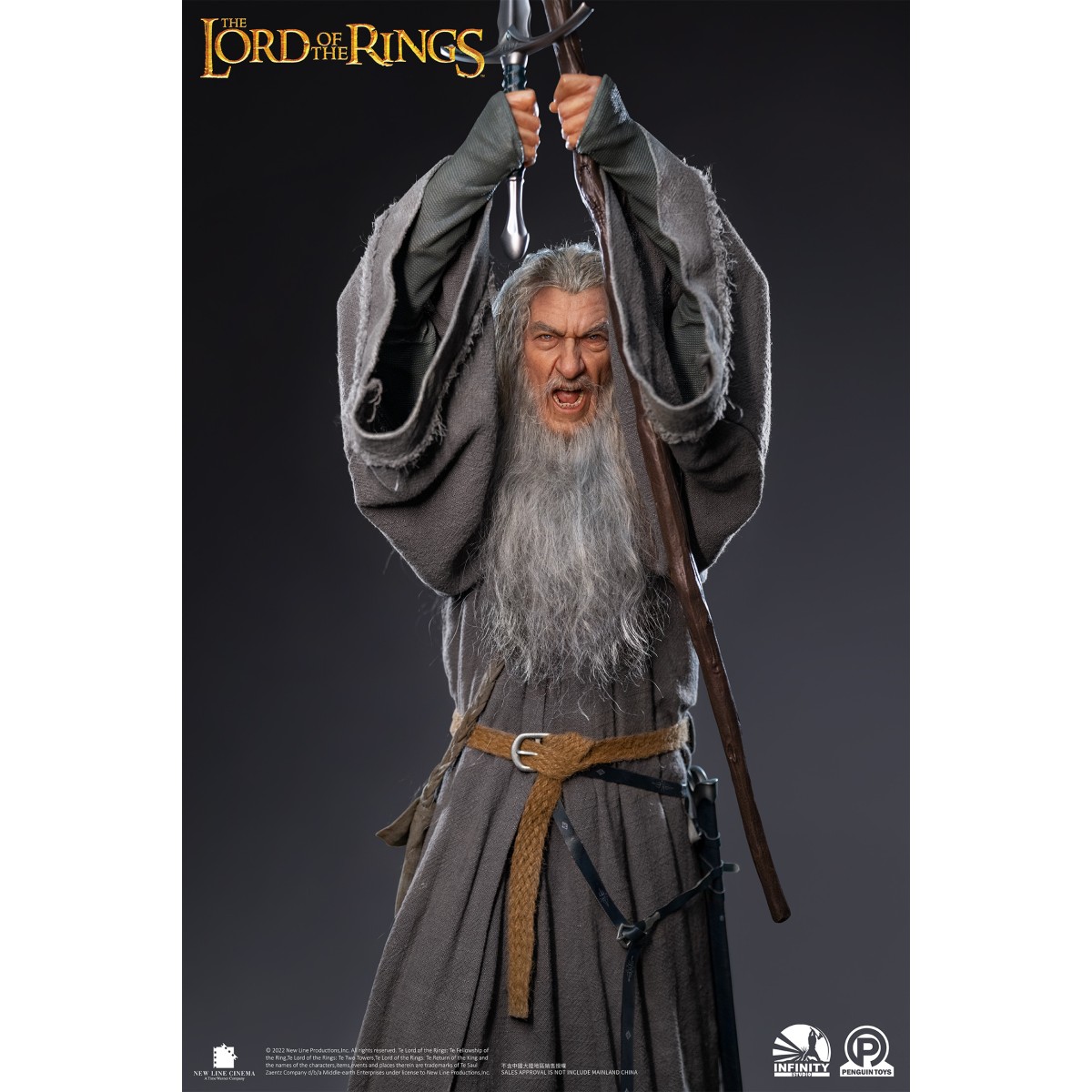 Infinity Studio X Penguin Toys - Gandalf el Gris Ultimate Edition Half Size Statue Master Forge Series- 1/2