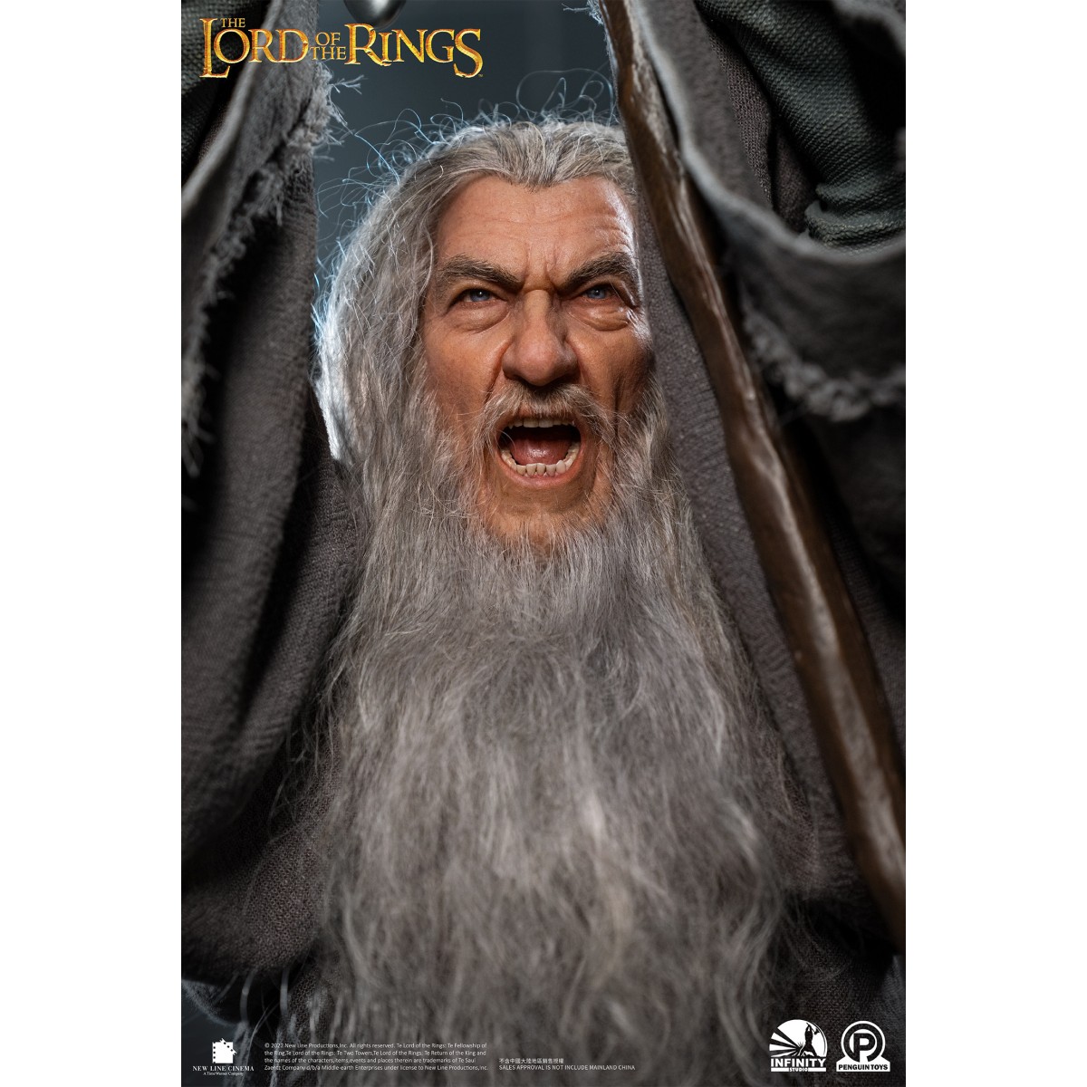 Infinity Studio X Penguin Toys - Gandalf el Gris Ultimate Edition Half Size Statue Master Forge Series- 1/2