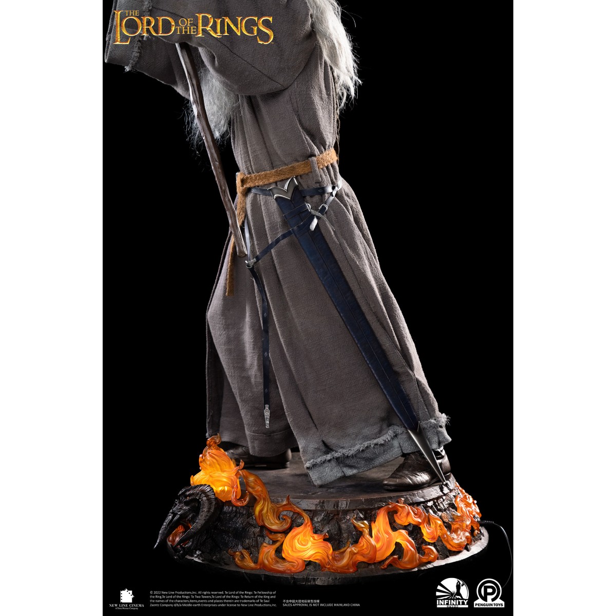 Infinity Studio X Penguin Toys - Gandalf el Gris Ultimate Edition Half Size Statue Master Forge Series- 1/2