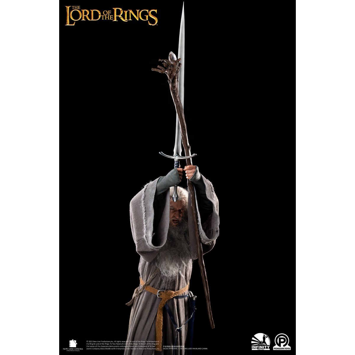 Infinity Studio X Penguin Toys - Gandalf el Gris Ultimate Edition Half Size Statue Master Forge Series- 1/2