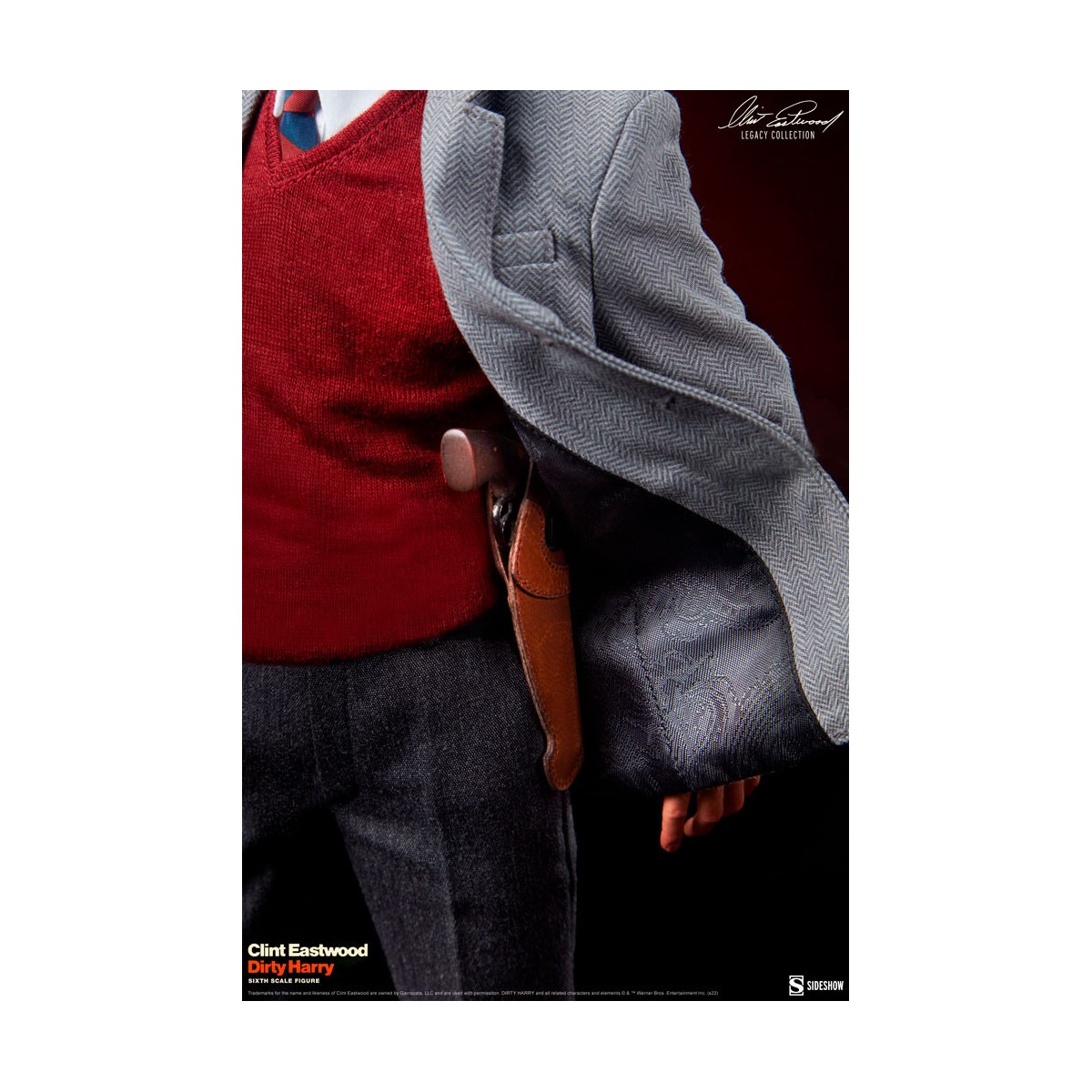 Sideshow - Figura 1/6 de Harry Callahan - Harry el Sucio - Colección del Legado de Clint Eastwood