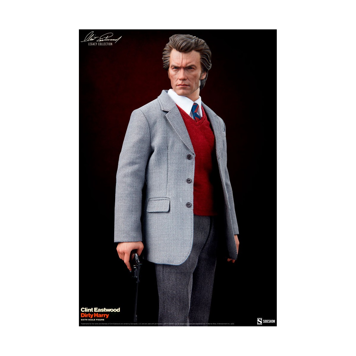 Sideshow - Figura 1/6 de Harry Callahan - Harry el Sucio - Colección del Legado de Clint Eastwood