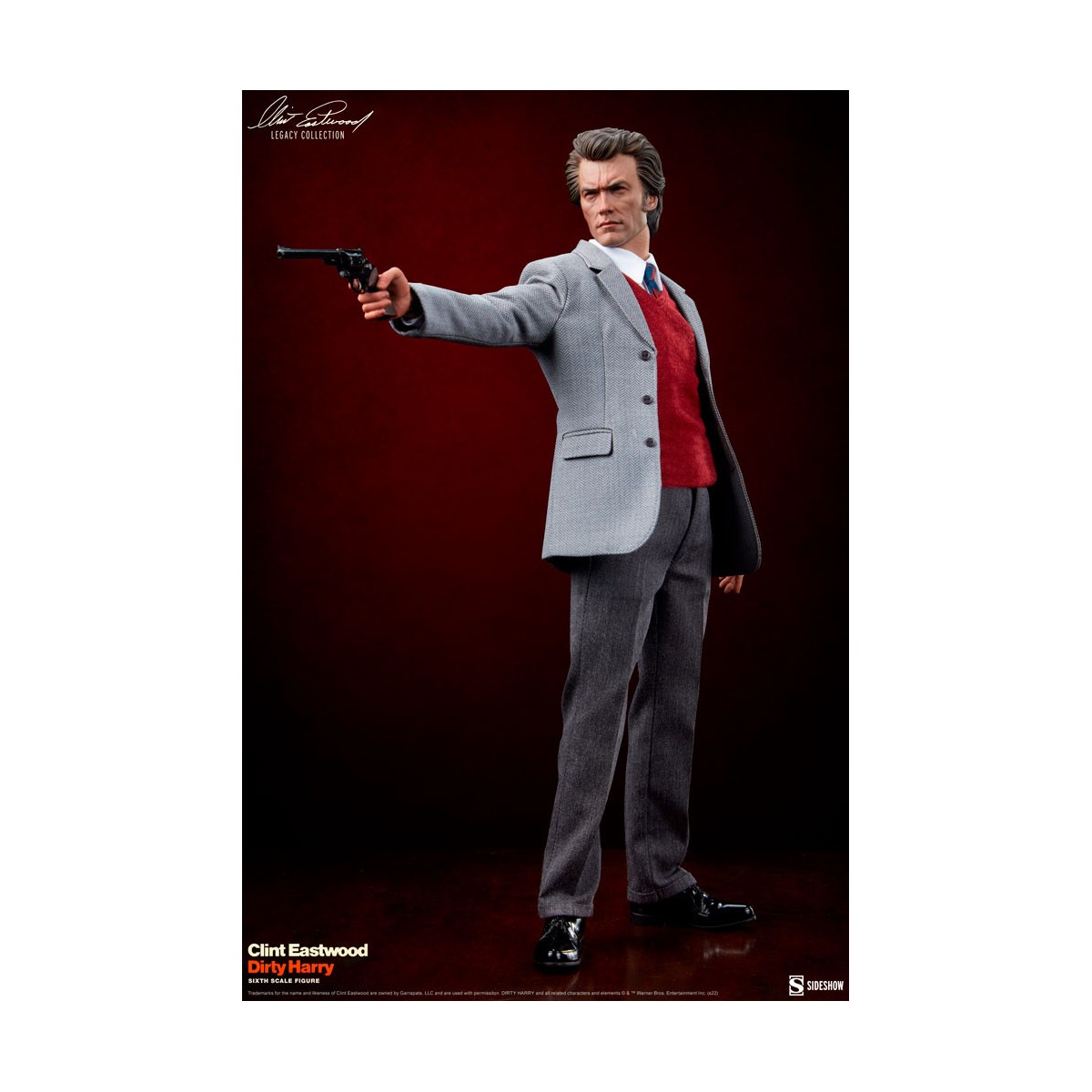 Sideshow - Figura 1/6 de Harry Callahan - Harry el Sucio - Colección del Legado de Clint Eastwood