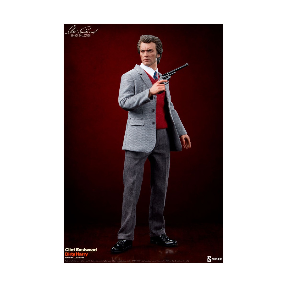 Sideshow - Figura 1/6 de Harry Callahan - Harry el Sucio - Colección del Legado de Clint Eastwood