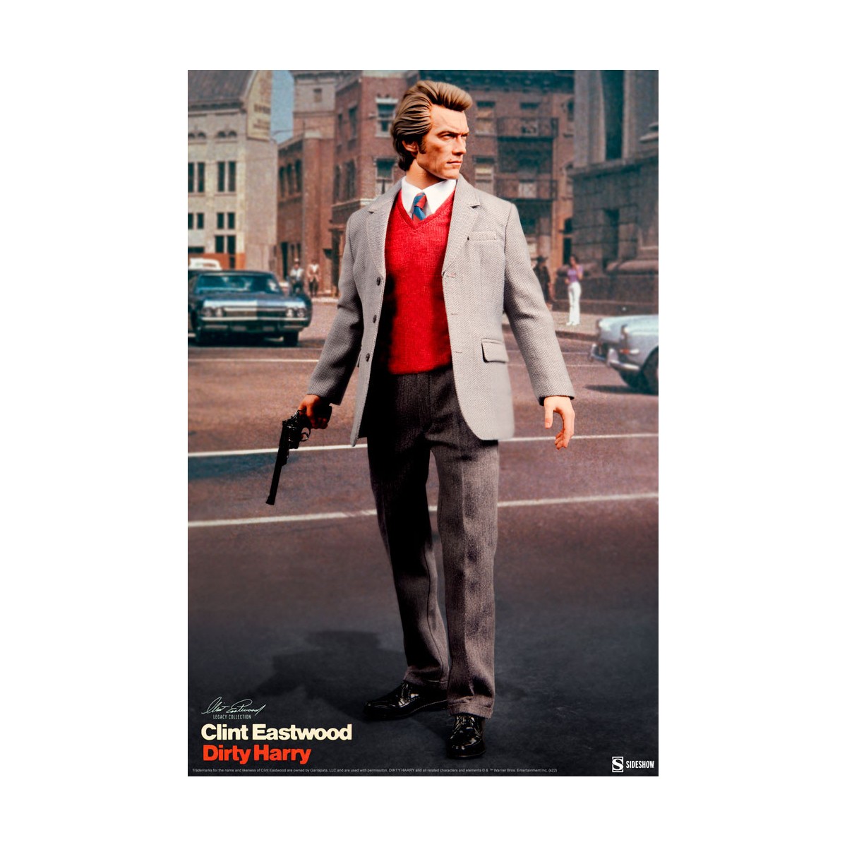 Sideshow - Figura 1/6 de Harry Callahan - Harry el Sucio - Colección del Legado de Clint Eastwood