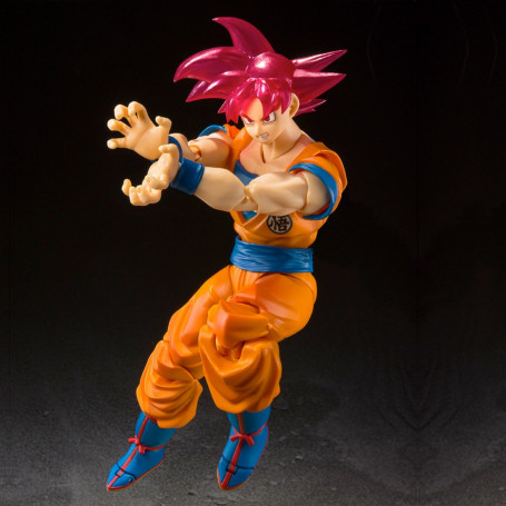 Bandai Tamashii - Dragon Ball Super - SON GOKU Super Saiyan Dios Evento Exclusivo Edición Color - SHF SHFiguarts