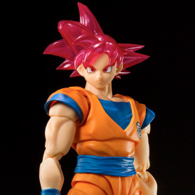 Bandai Tamashii - Dragon Ball Super - SON GOKU Super Saiyan Dios Evento Exclusivo Edición Color - SHF SHFiguarts