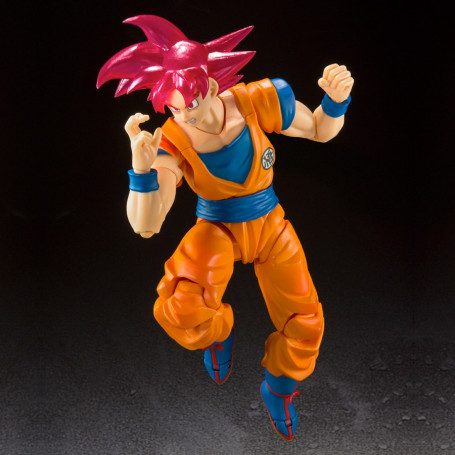 Bandai Tamashii - Dragon Ball Super - SON GOKU Super Saiyan Dios Evento Exclusivo Edición Color - SHF SHFiguarts