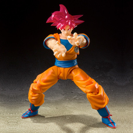 Bandai Tamashii - Dragon Ball Super - SON GOKU Super Saiyan Dios Evento Exclusivo Edición Color - SHF SHFiguarts