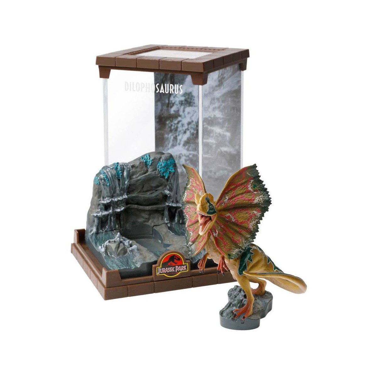 Noble Collection Creatures - Diorama Dilophosaurus de PVC - Parque Jurásico