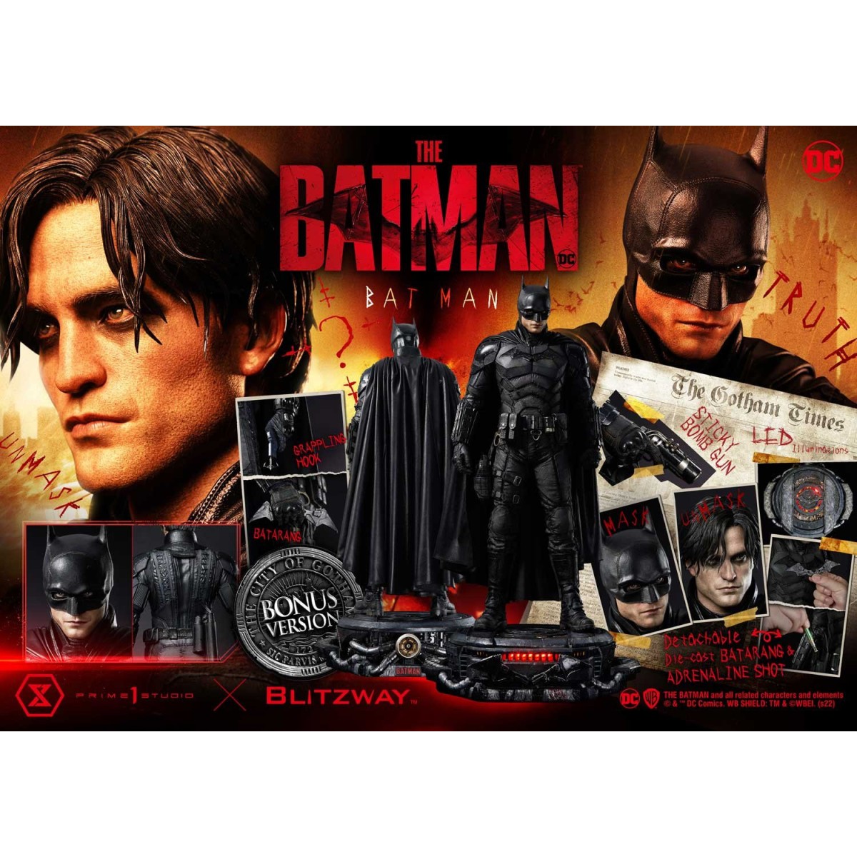 Prime 1 Studio/Blitzway - La estatua de BATMAN 1/3