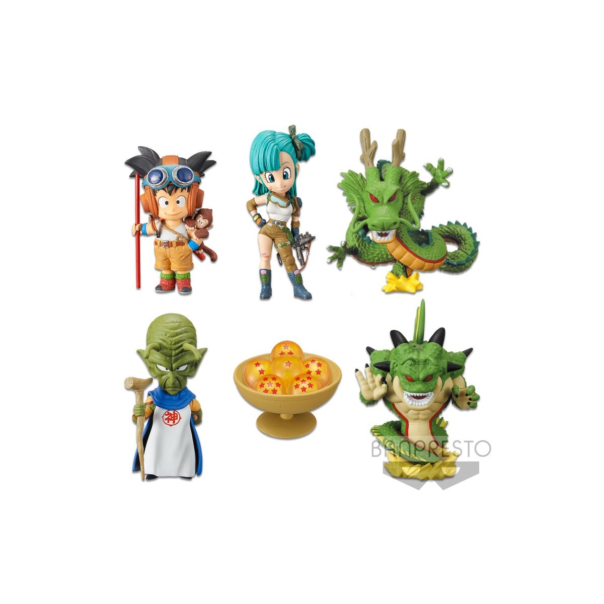 Banpresto Dragonball - WCF - TREASURE RALLY Vol.2 - Set de 6 figuras