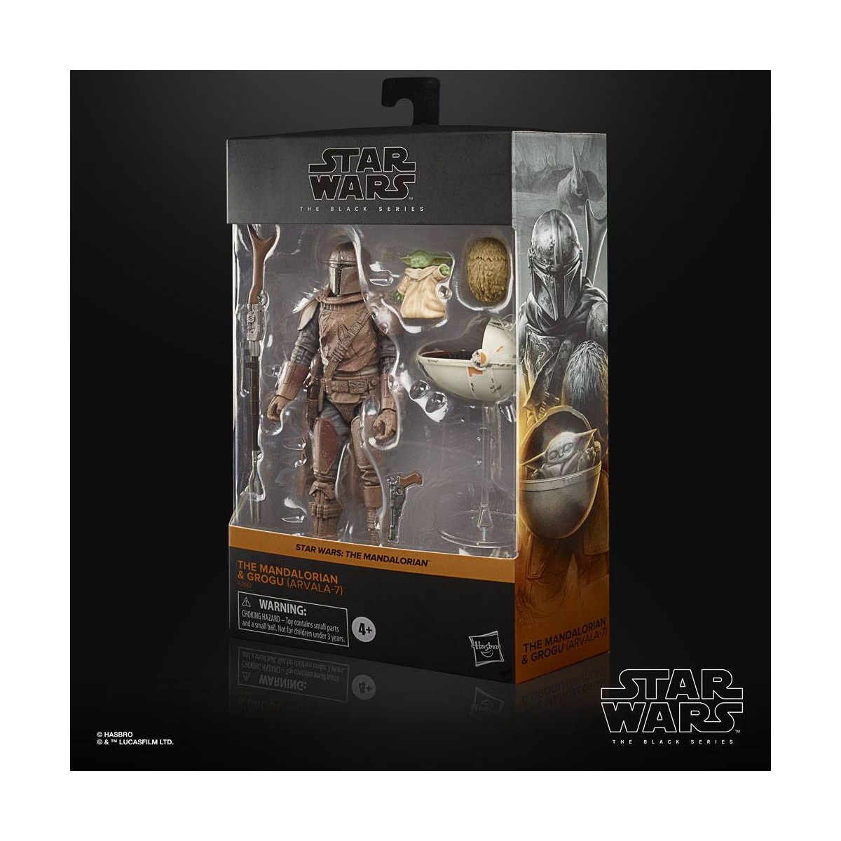 Star Wars Black Series - El Mandaloriano y Grogu (Arvala-7)