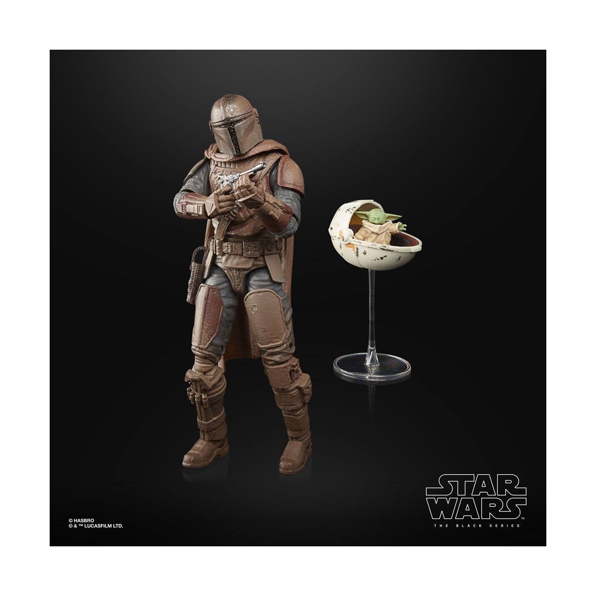 Star Wars Black Series - El Mandaloriano y Grogu (Arvala-7)