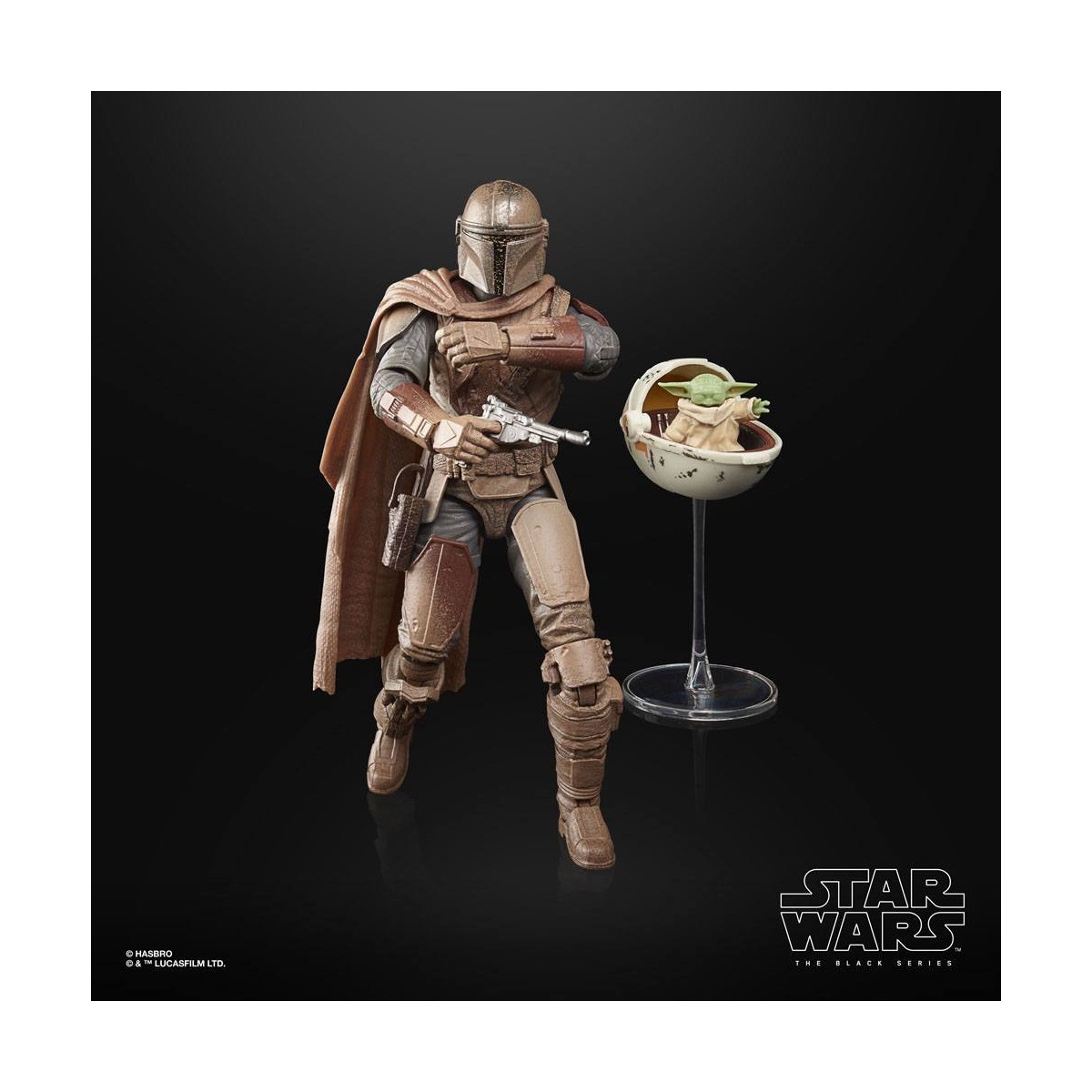 Star Wars Black Series - El Mandaloriano y Grogu (Arvala-7)