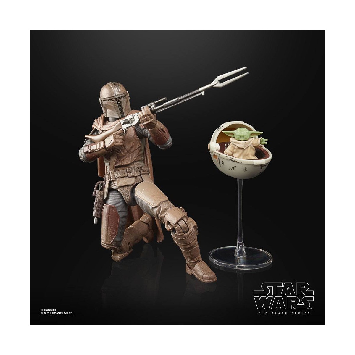 Star Wars Black Series - El Mandaloriano y Grogu (Arvala-7)