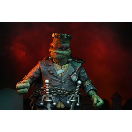 NECA - Ultimate Raphael como el Monstruo de Frankenstein - Universal Monsters x TMNT