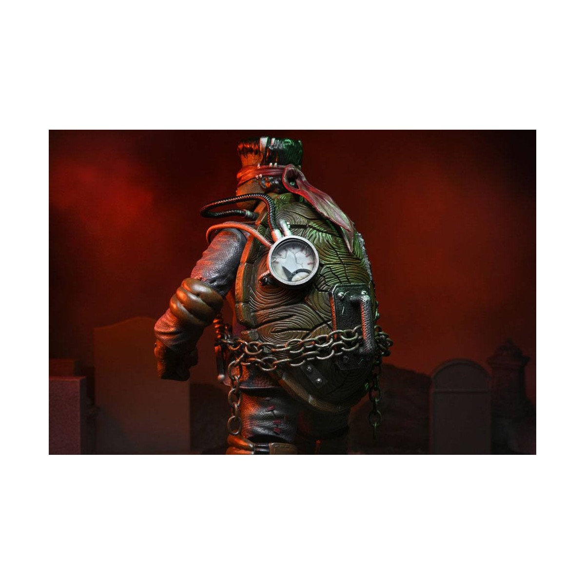 NECA - Ultimate Raphael como el Monstruo de Frankenstein - Universal Monsters x TMNT
