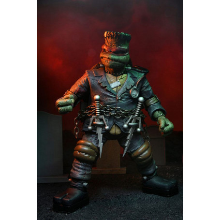 NECA - Ultimate Raphael como el Monstruo de Frankenstein - Universal Monsters x TMNT