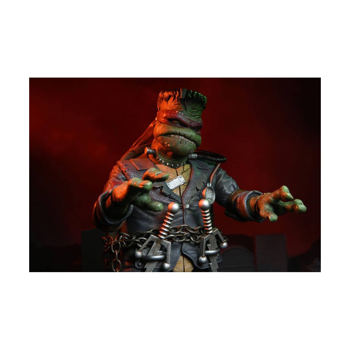 NECA - Ultimate Raphael como el Monstruo de Frankenstein - Universal Monsters x TMNT