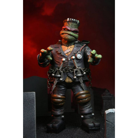 NECA - Ultimate Raphael como el Monstruo de Frankenstein - Universal Monsters x TMNT