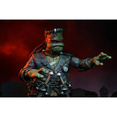 NECA - Ultimate Raphael como el Monstruo de Frankenstein - Universal Monsters x TMNT