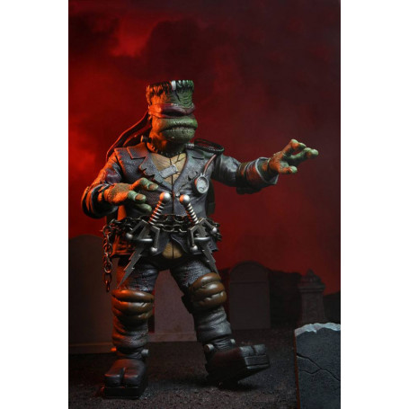 NECA - Ultimate Raphael como el Monstruo de Frankenstein - Universal Monsters x TMNT