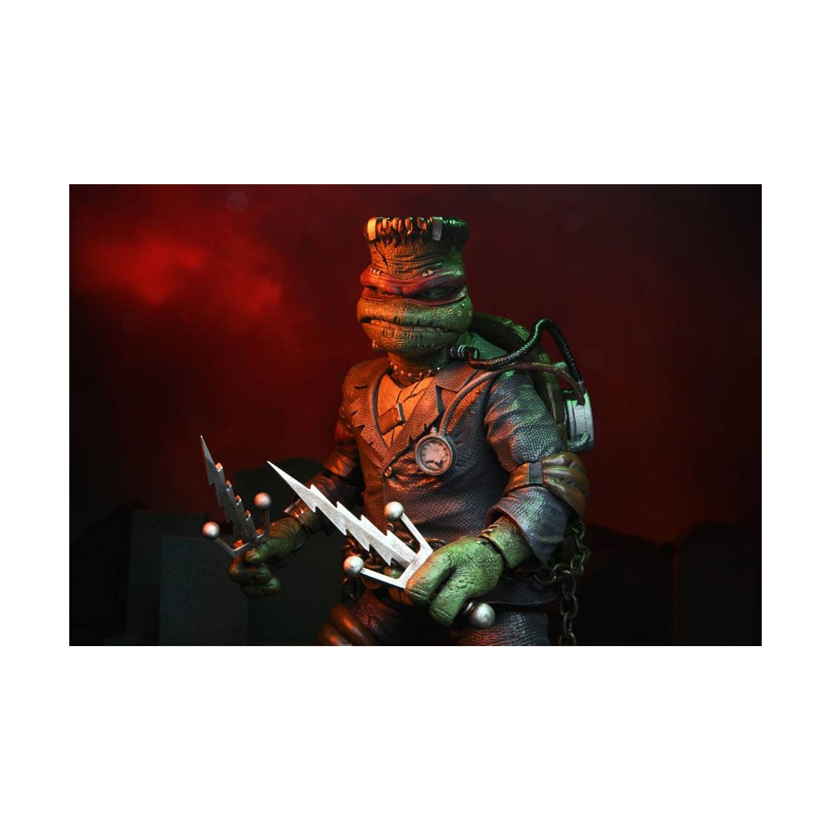 NECA - Ultimate Raphael como el Monstruo de Frankenstein - Universal Monsters x TMNT