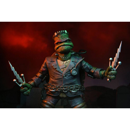 NECA - Ultimate Raphael como el Monstruo de Frankenstein - Universal Monsters x TMNT