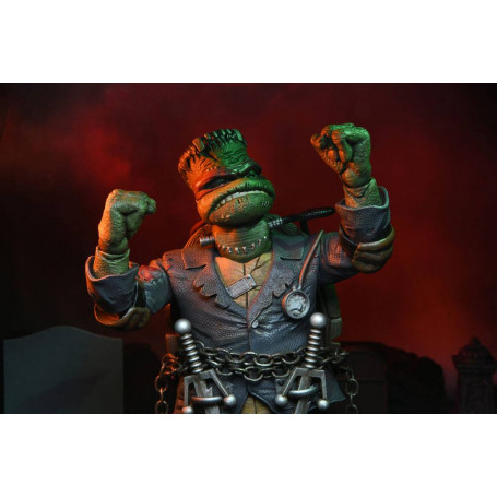 NECA - Ultimate Raphael como el Monstruo de Frankenstein - Universal Monsters x TMNT